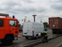 VU Transporter Lkw Zoobruecke Rich Koeln    P03